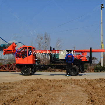 1000cm Wheel Type Long Auger Piling Machine